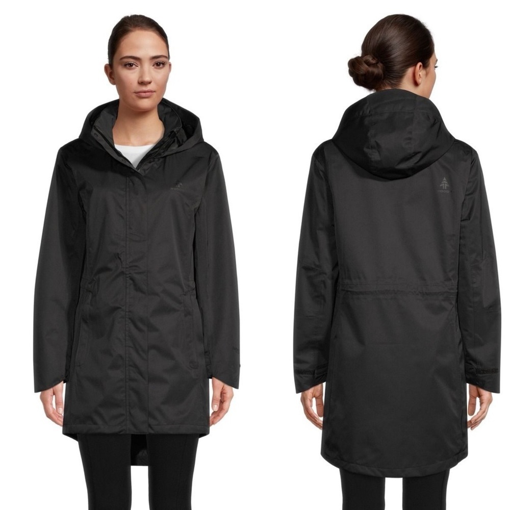 Woods waterproof parka jacket size S black new without tags
